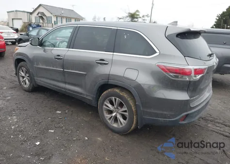 2016 Toyota Highlander Le Plus V6 from USA, damaged, VIN 5TDBKRFH5GS304873